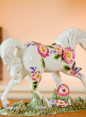 马摆件工艺品办公室桌面摆设公司乔迁新店开业礼品马到成功