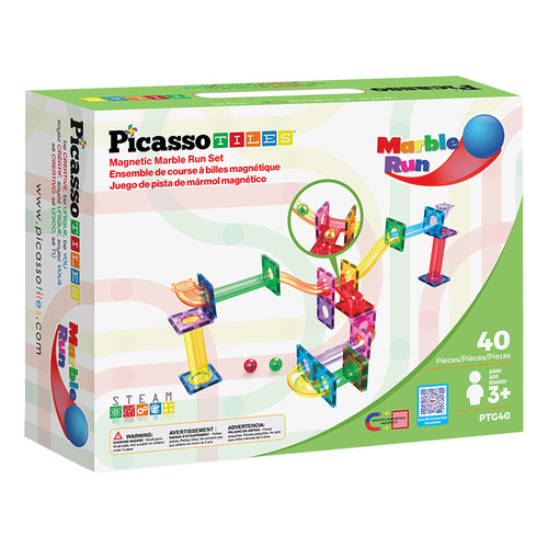 美国Picasso Tiles轨道磁力片磁吸积木男女孩益智礼物儿童玩具3岁