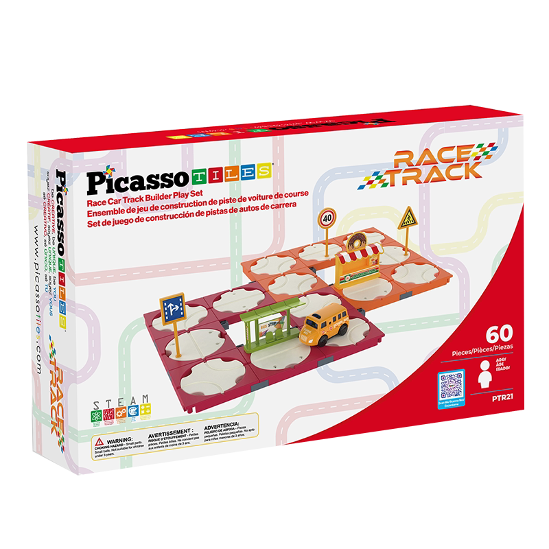 Picasso Tiles 百变轨道设计师积木儿童逻辑思维训练益智玩具桌游