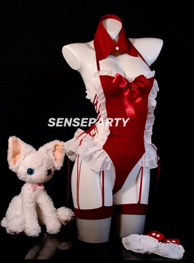 可爱甜美内衣制服连体套装睡衣