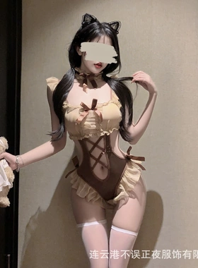 内衣性感连体衣小熊制服睡衣套装