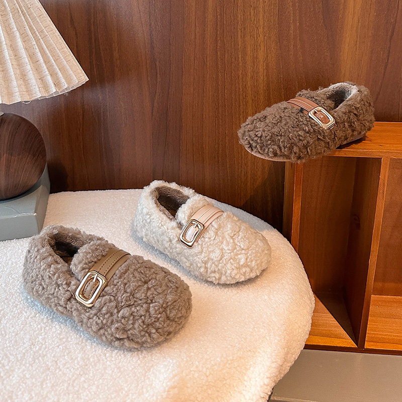 女童毛毛鞋2025新款秋冬儿童加绒豆豆鞋软底公主保暖外穿宝宝棉鞋,童鞋/婴儿鞋/亲子鞋,棉鞋,淘宝优惠券,粉丝福利购,淘宝优惠卷