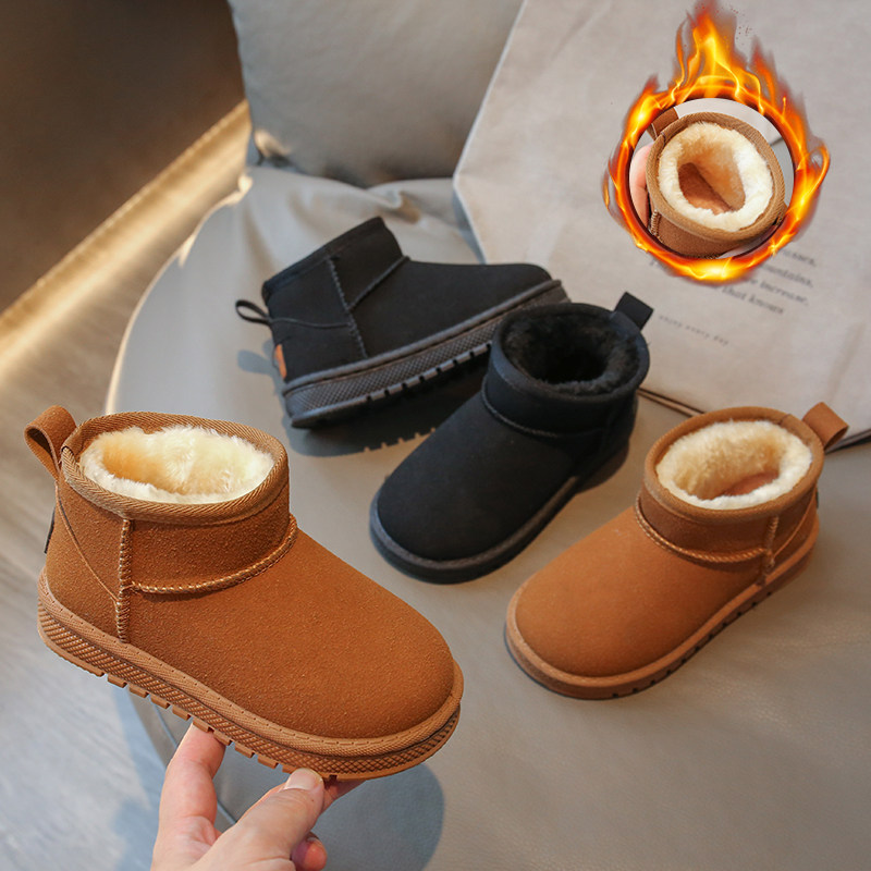 儿童雪地靴2025新款冬季加绒保暖棉鞋宝宝鞋子防水女童短靴,童鞋/婴儿鞋/亲子鞋,雪地靴,淘宝优惠券,粉丝福利购,淘宝优惠卷