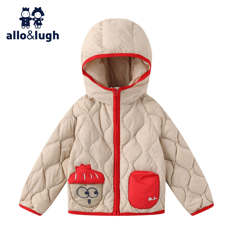 阿路和如男童羽绒服冬季2025新款流行男童休闲轻薄羽绒服