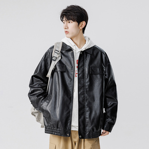 2025春季新款休闲男皮衣  JK6073 P85图片