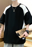 2025夏季新款休闲男T恤TX8016小码P25大码P28货源充足，男装T恤，星座1106-2（原1111B）