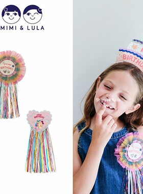 85ZShinyee▲mimi lula aw26秋冬新款儿童创意生日勋章胸针