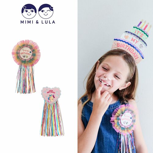 85ZShinyee▲mimi lula aw26秋冬新款儿童创意生日勋章胸针