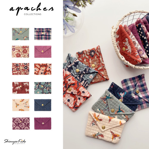 Shinyee▲apaches aw25新款儿童便捷拓印收纳包迷你零钱包卡包