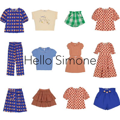 3折清仓 hello simone春夏儿童短袖T恤 短裤半裙休闲长裤 连衣裙