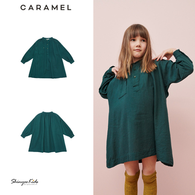 caramel儿童衬衫裙连衣裙