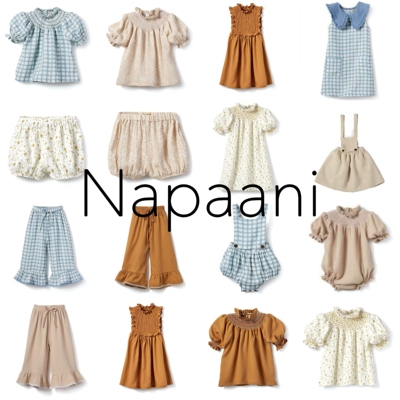 3折清仓 napaani春夏儿童连衣裙衬衫短裤直筒裤连体衣包屁衣