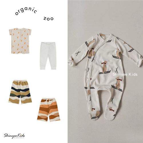3折清仓 organic zoo 婴幼儿连体衣儿童休闲裤打底裤
