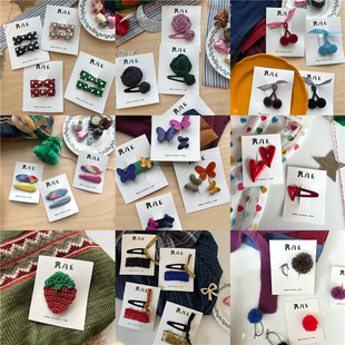 Shinyee▲Rae 第六期 独立设计师品牌儿童手工樱桃草莓发夹发绳