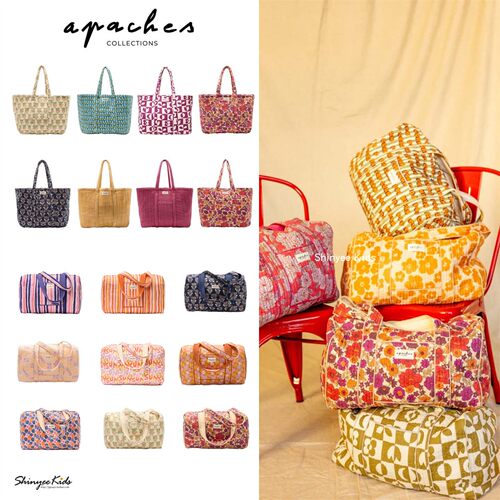 Shinyee▲apaches aw25 法式大容量旅行收纳包女包单肩包托特包