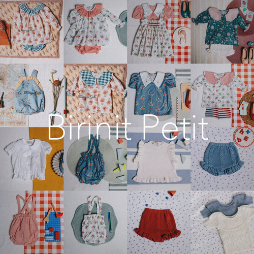 3折清仓 birinit petit春夏儿童衬衫短裤背心半裙花苞裤针织衫