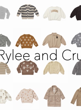 4折清仓 rylee and cru儿童卫衣T恤衬衫针织衫大衣外套半裙连衣裙