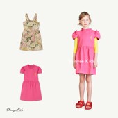 ss23春夏新款 Shinyee TAO 儿童印花连衣裙吊带裙