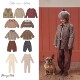 T恤长裤 6ZShinyee clothes aw25儿童外套棉服衬衫 little cotton