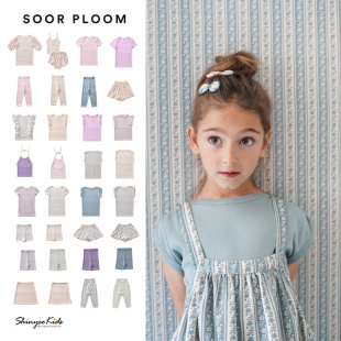 ss26春夏女童清新碎花T恤短裤 Shinyee soor ploom 家居服 套装