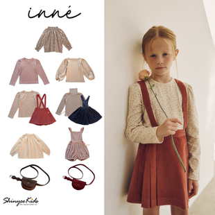 背带裙背带裤 Shinyee T恤打底衫 aw25女童长袖 连体衣腰包 inne