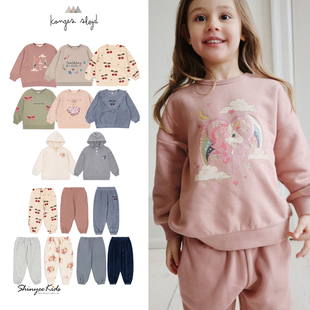 aw24秋冬女小童圆领卫衣卫裤 slojd 连帽外套 Konges 5ZShinyee