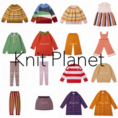3Z清仓 knit planet 儿童秋冬羊毛针织衫毛衣长裤裤半裙连衣裙