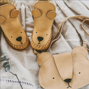 5折 老款清仓 荷兰donsje婴幼儿软底加绒真皮动物冬靴秋冬款学步