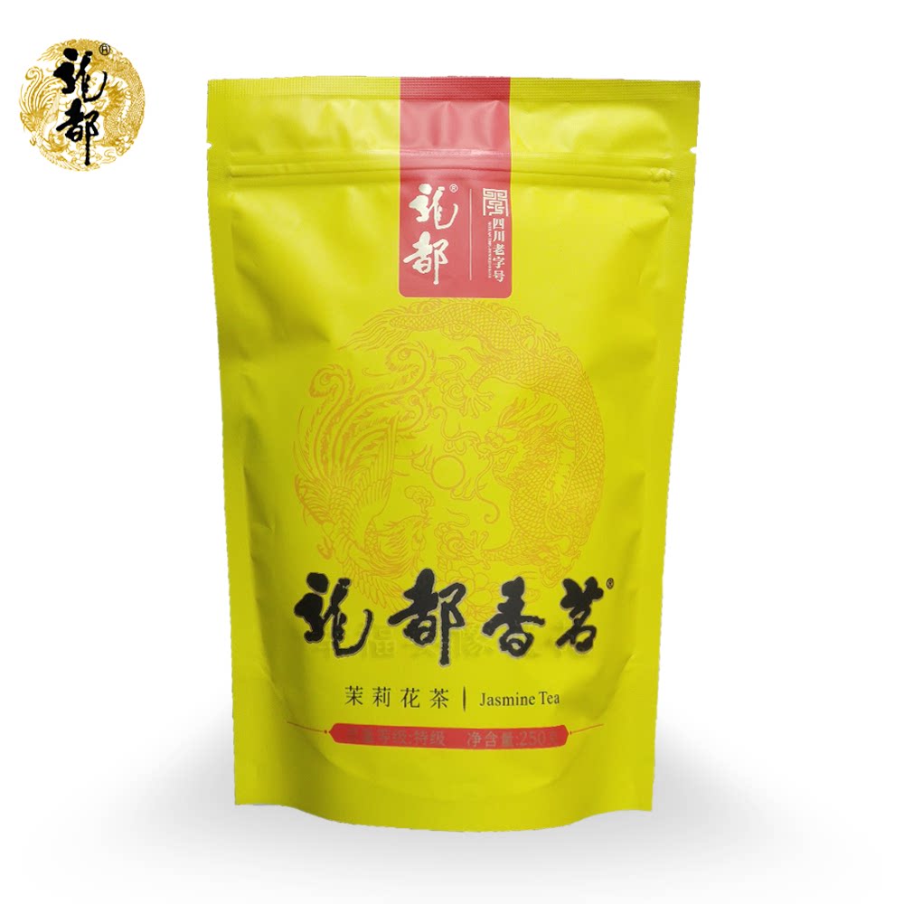 荣县龙都香茗浓香茉莉花茶250克