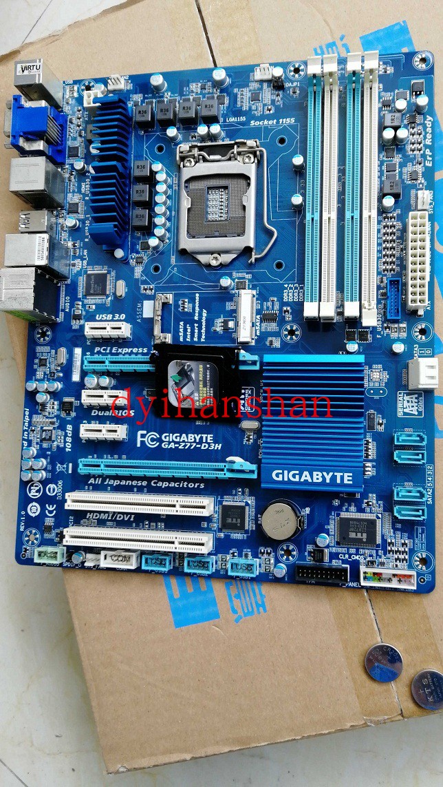 新gigabyte/技嘉 z77-d3h 1155 z77豪华超频主板支持3770k 2550k