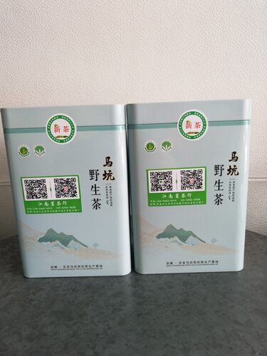 新茶2025年谷雨前茶安徽东至马坑野生茶源口绿茶云尖一斤铁盒子装