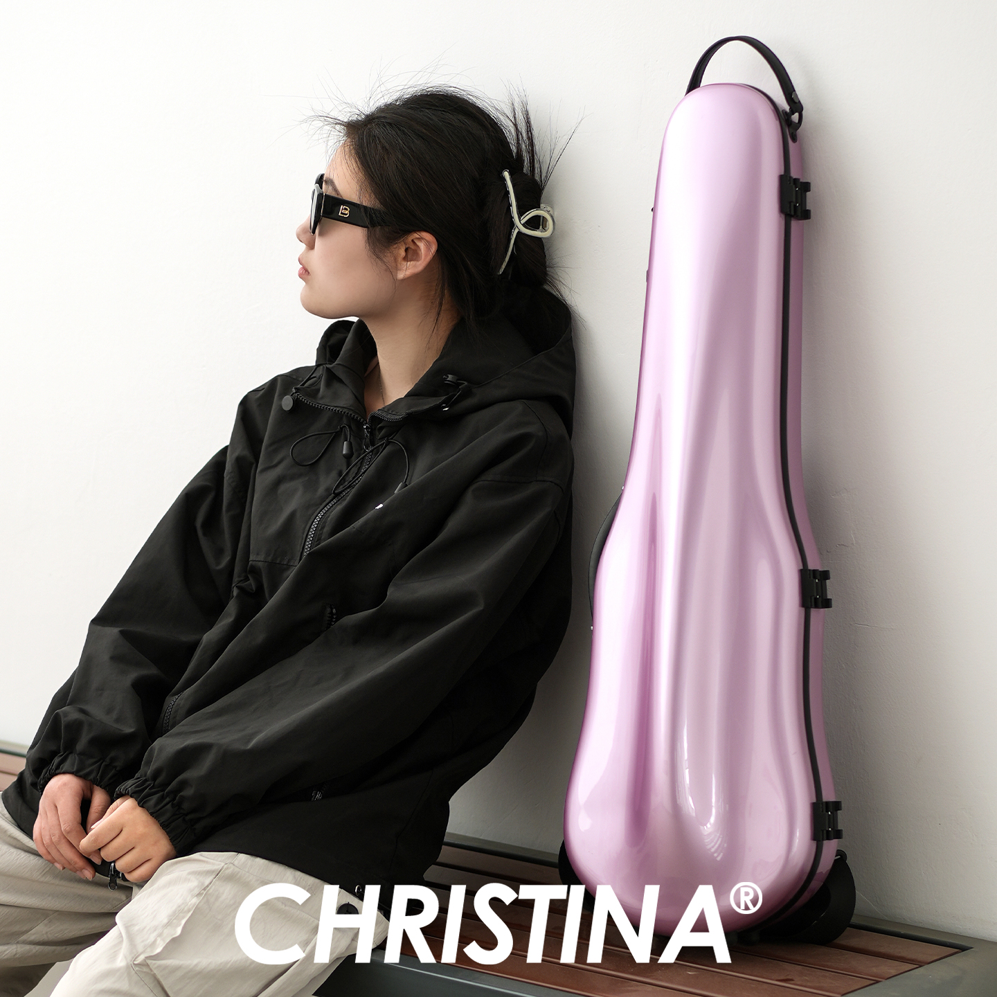 高档简约小提琴琴盒超轻4/4 3/4 1/2 专业轻便易携带 箱琴包配件