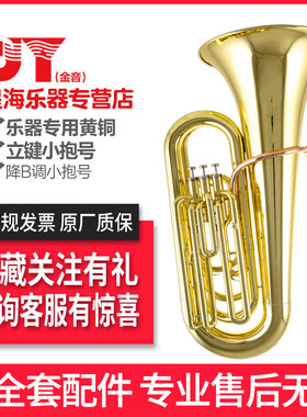 金音品牌立键小抱号乐器漆金降B调专业管乐器大号JYTU-E120乐器