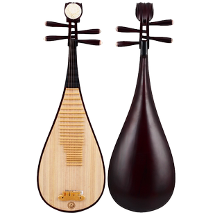 北京星海儿童琵琶硬木骨花初学者练习弹拨小琵琶8901民族乐器