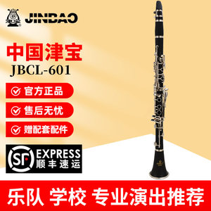 津宝 单簧管乐器 17键黑管降b调单簧管JBCL-601考级成人初学教学