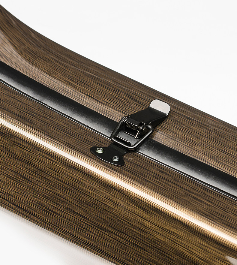 小提琴琴盒 尖角褐色小提琴盒子 玻璃钢碳纤维1/2尺寸