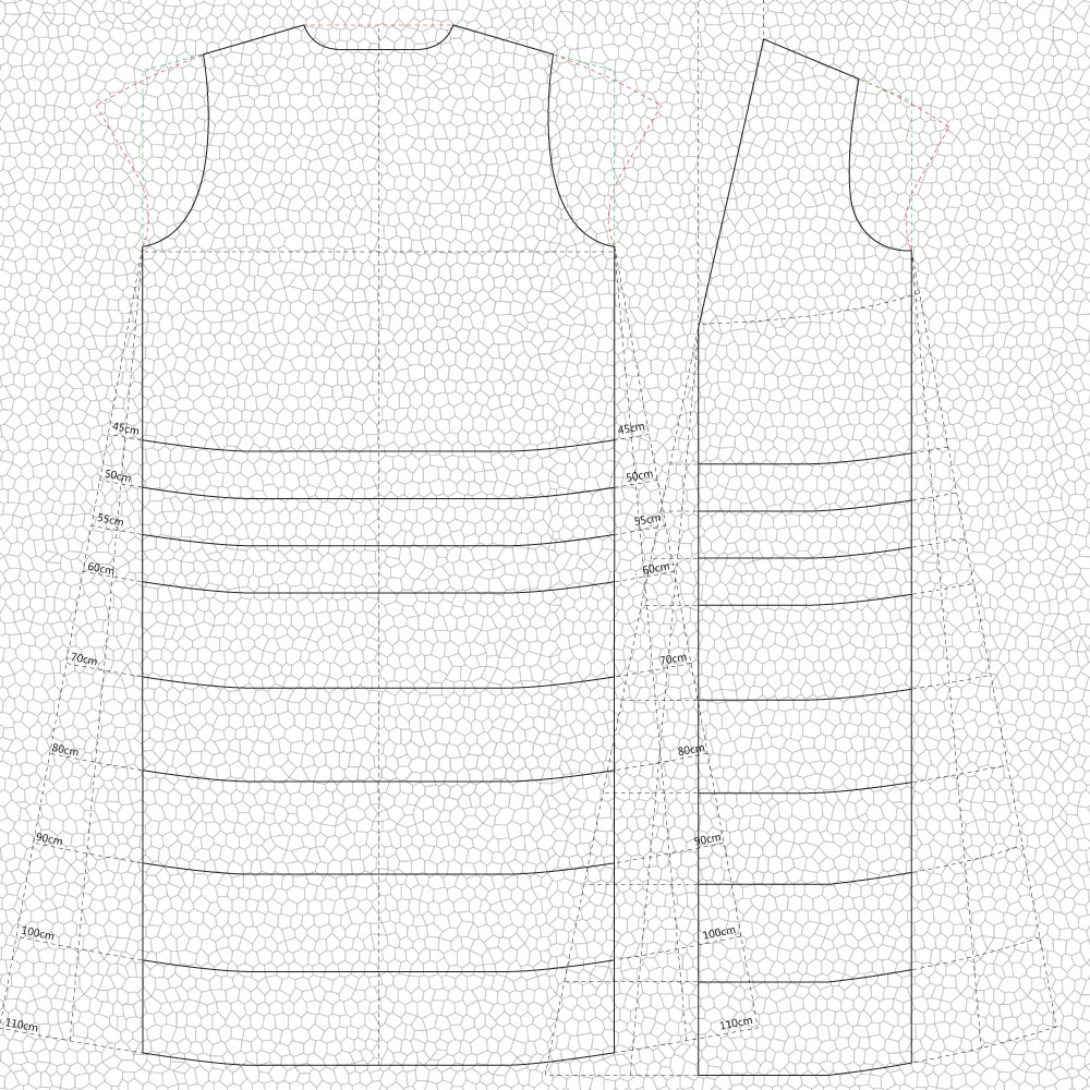 织锦坊手作钩针爱尔兰拼花服装套衫开衫多功能模板普区包邮