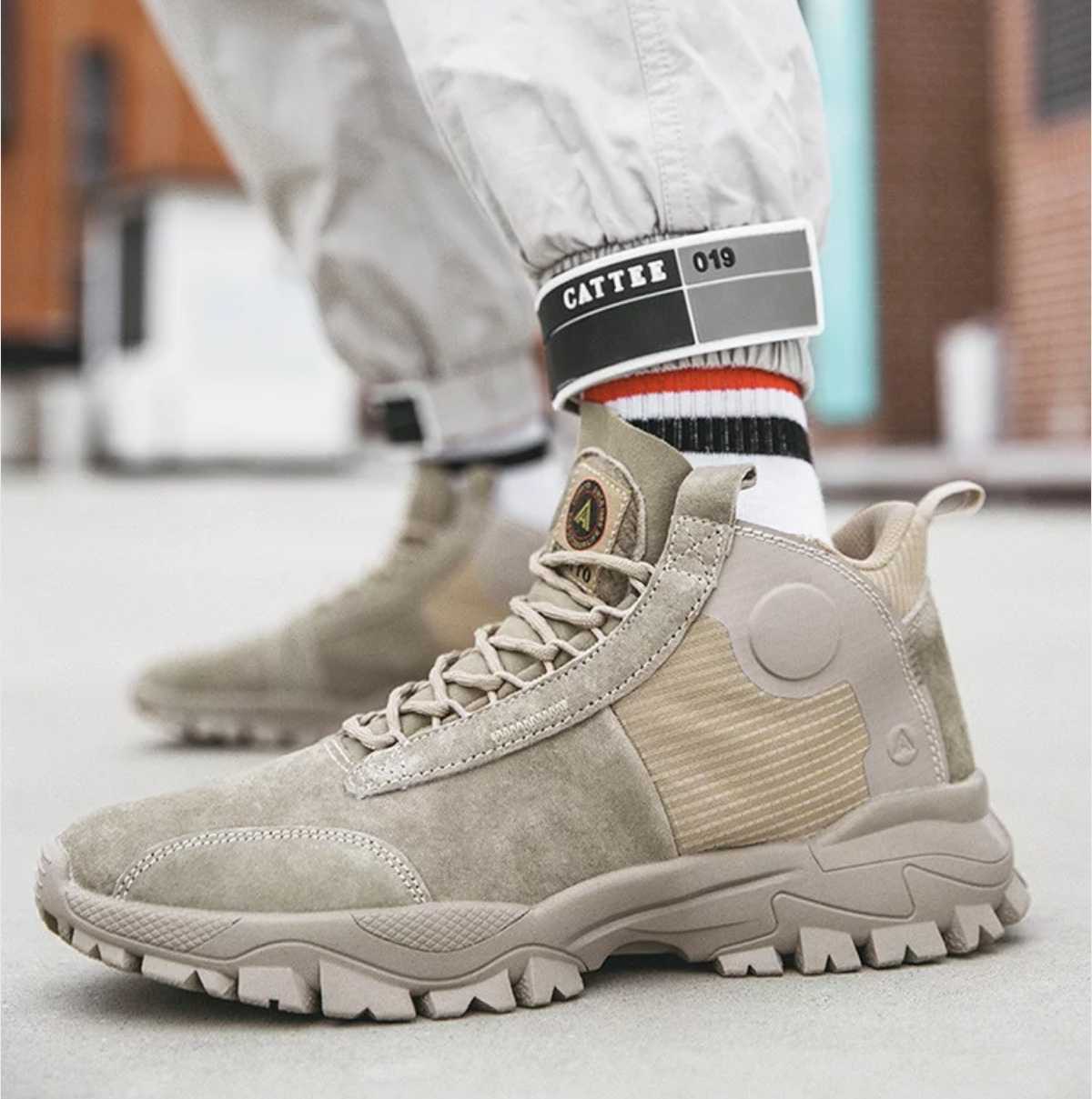 清仓悍途正品徒步休闲鞋高帮防滑