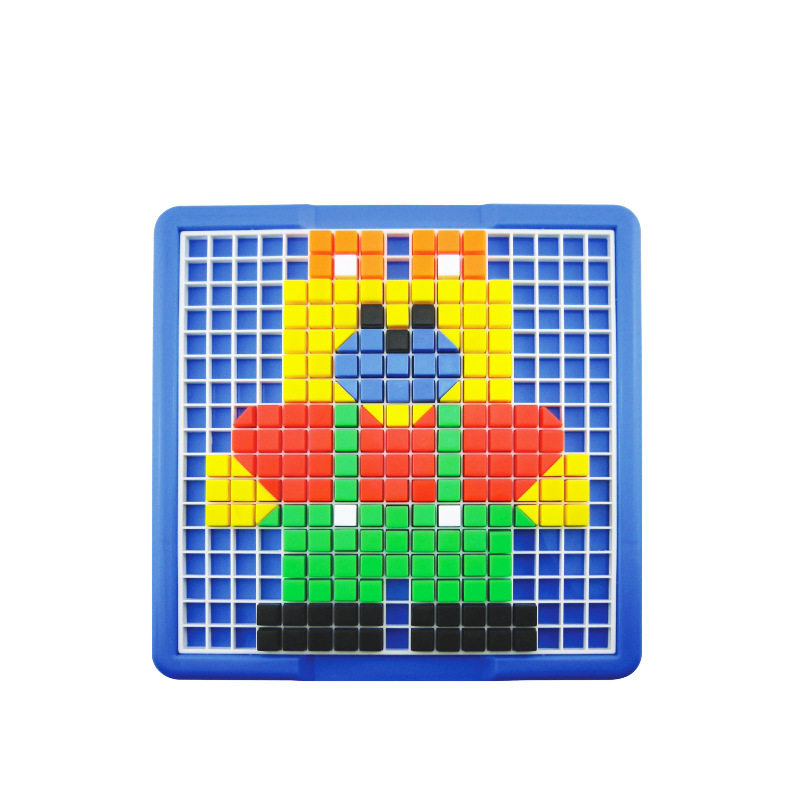 幼儿园益智玩具美术拼图板儿童方格想像力游戏3-6岁宝宝5开发智力