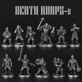 金属德军团军事一战士兵小人模型玩具摆件手办桌面游戏棋子B组