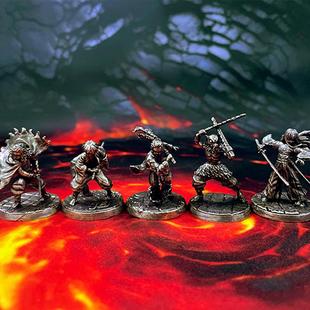 全金属鬼灭之刃兵人模型桌面游戏摆件玩具gk动漫手办战棋男生礼物