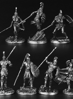 希腊小战士兵人模型手办玩具棋子