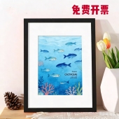 实木画框全开1开2开2k4开海报国画广告书法字画素描画室用装 裱框