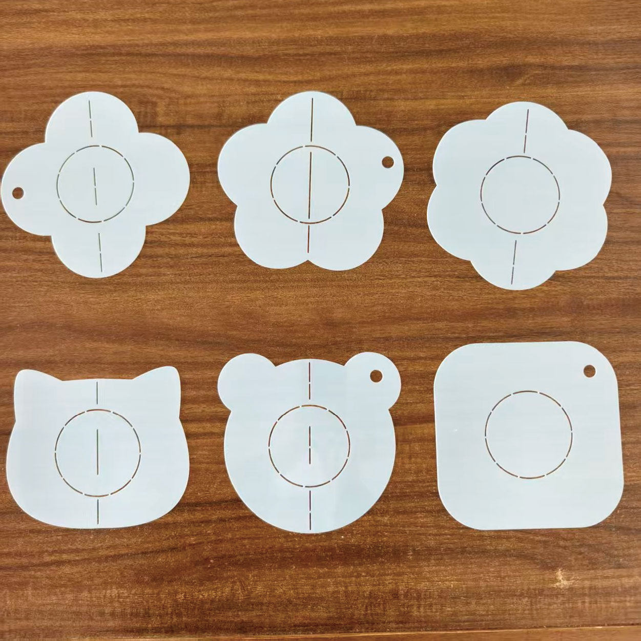 桐渊麻麻手工DIY描图工具拼布软模板 软乎乎杯垫模板 花小熊小猫,居家布艺,尺子,淘宝优惠券,粉丝福利购,淘宝优惠卷