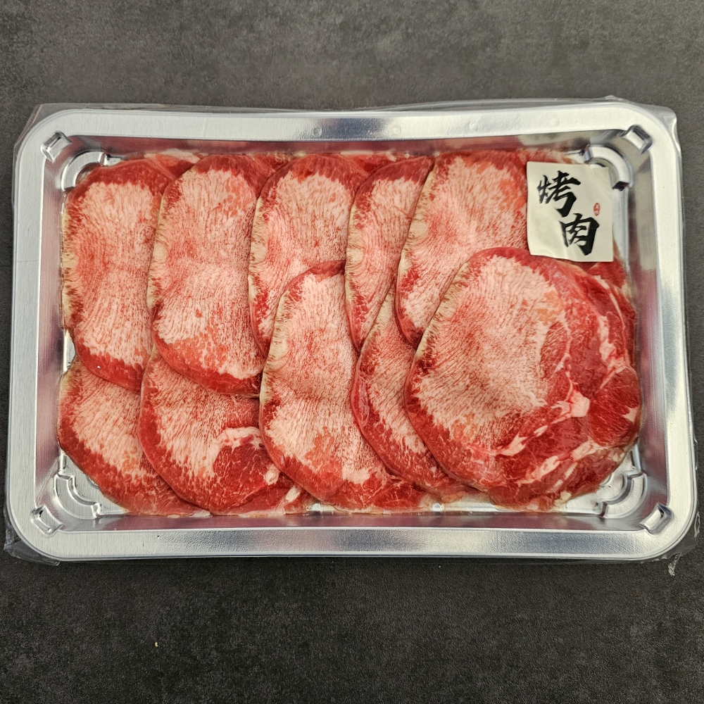 牛舌烤肉片  250g 安格斯牛舌 去皮 鲜嫩肥美 烧烤