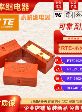 全新TE原装RTE24024泰科TyCo旗下SCHRACK电磁功率继电器 DC24V