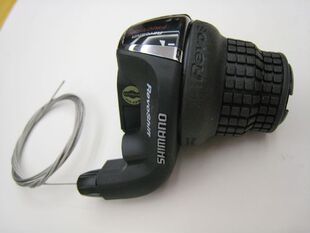 正品包邮SHIMANO/喜玛诺 RS35 6速 山地车转把  折叠自行车变速器