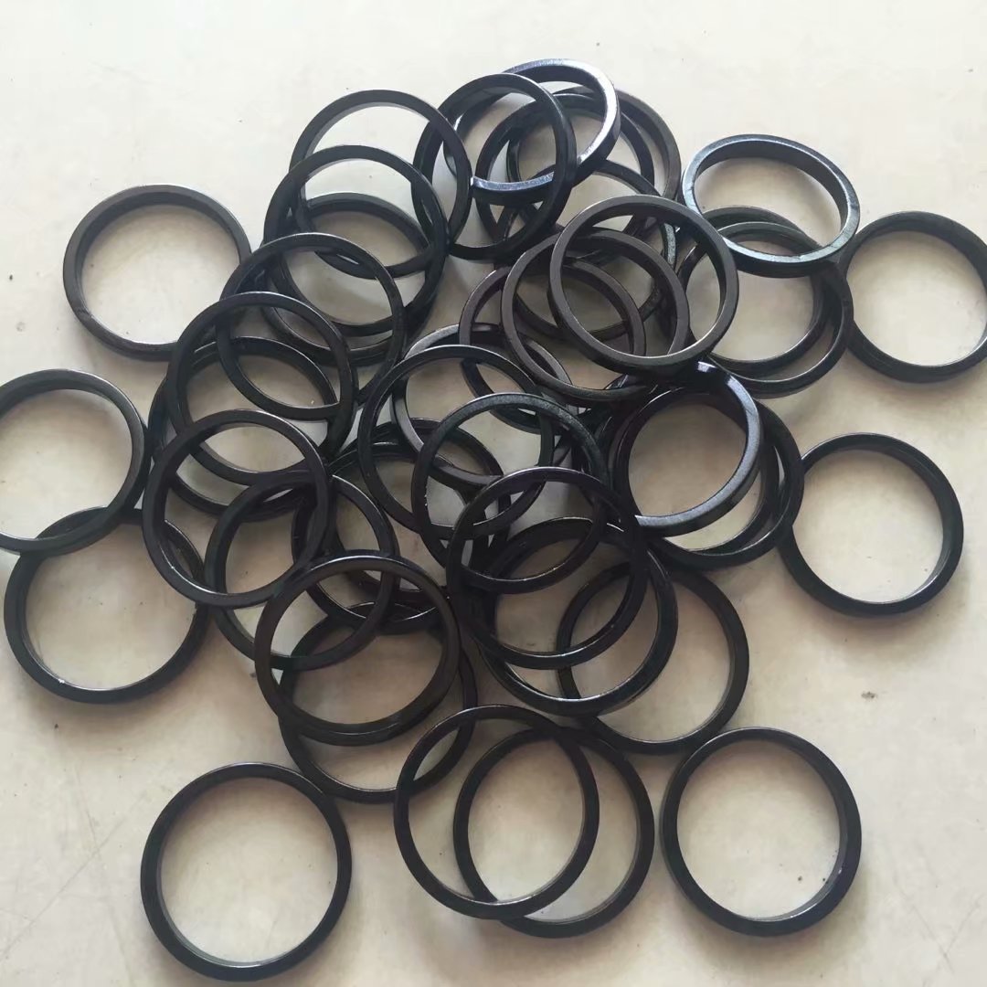 碗组垫圈自行车把立前叉立管垫片 车头碗铝合金垫圈 垫环 黑色