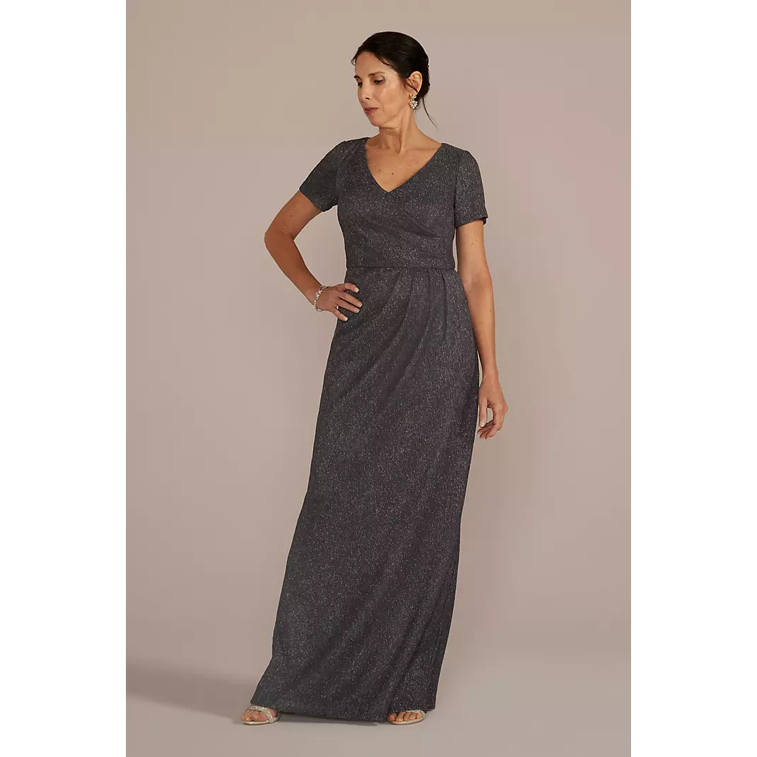 2025 02美国专柜正品代购直邮oleg新娘结婚晚礼服伴娘V领连衣裙