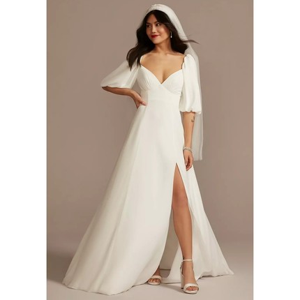 2025 02美国直邮专柜正品代购DB studio新娘结婚长裙白色抹胸婚纱